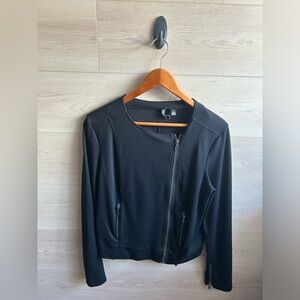 Valette Black Moto Style Jacket